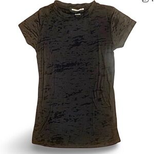 Anatomie black burnt out t-shirt NWT
